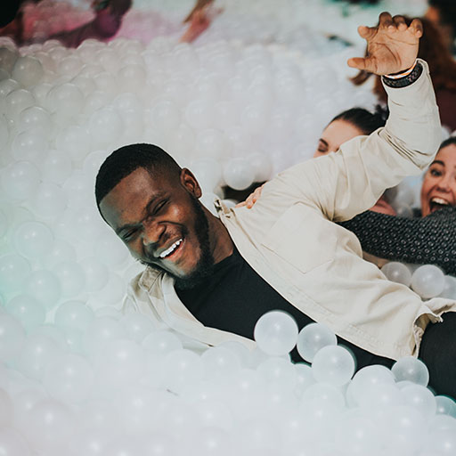 Ballie Ballerson fun in the ball pit